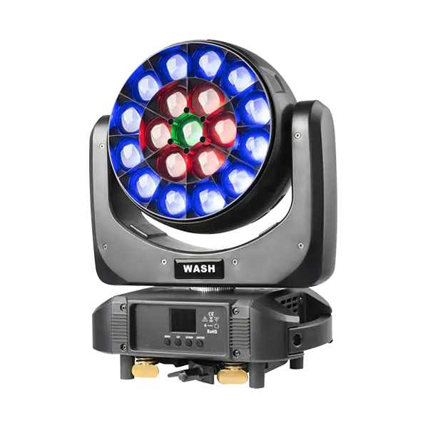 19pcs×20W RGBW 4in1 LED Moving Head Wash ZOOM Light