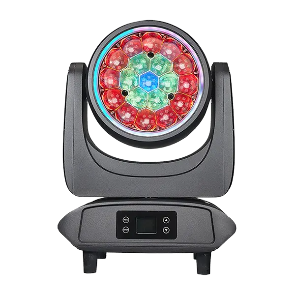 19pcs×40W RGBW 4in1 LED Waterproof Moving Head Light With Ring Wash Zoom