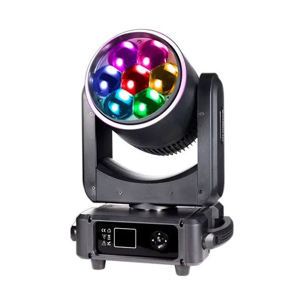 7pcs×60W RGBW 4in1 LED with RGB Ring